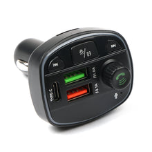 Load image into Gallery viewer, Q16 Car Bluetooth Charger FM Transmitter USB 3.1A Colorful Ambient Light Cigarette lighter MP3 Music Player