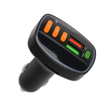 Load image into Gallery viewer, Q17 Car Bluetooth Charger FM Transmitter USB 3.1A Colorful Ambient Light Cigarette lighter MP3 Music Player