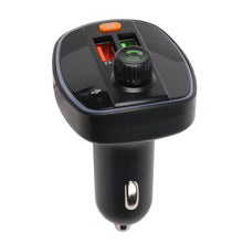 Load image into Gallery viewer, Q18 Car Bluetooth Charger FM Transmitter USB 3.1A Colorful Ambient Light Cigarette lighter MP3 Music Player