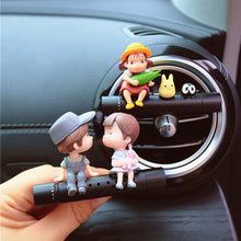 Load image into Gallery viewer, Cute Cartoon Couples Doll Car Air Vent Freshener Perfume Clip Aromas Diffuser Air Conditioning Perfume Clip Car Decoration