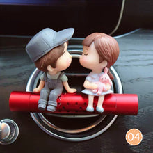 Load image into Gallery viewer, Cute Cartoon Couples Doll Car Air Vent Freshener Perfume Clip Aromas Diffuser Air Conditioning Perfume Clip Car Decoration