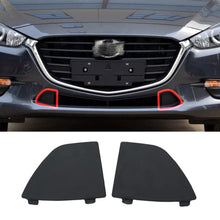 Load image into Gallery viewer, Car Front Lower Bumper Tow Hook Eye Cover Grille Caps For Mazda 3 2017-2018 B63B-50-101 B63B-50-102 Car Front Bumper Trim Cover