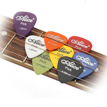 Load image into Gallery viewer, 50pcs Guitar Picks 1 Box Case Alice Acoustic Electric Bass Plectrum Mediator Musical Instrument Thickness Mix 0.58-1.5 Guitar Accessories