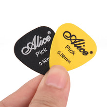 Load image into Gallery viewer, 50pcs Guitar Picks 1 Box Case Alice Acoustic Electric Bass Plectrum Mediator Musical Instrument Thickness Mix 0.58-1.5 Guitar Accessories