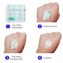 Load image into Gallery viewer, 20Pcs Waterproof Transparent Tape Wound Sticker PU Medical Adhesive Wound Dressing Fixation Tape First Aid Kit Medical Bandage