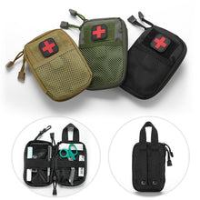 Load image into Gallery viewer, Mini Portable Tactical First Aid Kit Molle Medical Bag Military EDC Waist Pack Hunting Camping Climbing Emergency Survival Bag