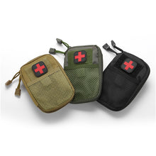 Load image into Gallery viewer, Mini Portable Tactical First Aid Kit Molle Medical Bag Military EDC Waist Pack Hunting Camping Climbing Emergency Survival Bag