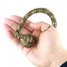 Load image into Gallery viewer, Outdoor Monkey Fist Steel Ball For Girl Bearing Safety Protect Security Self Defense Lanyard Stick Survival Keychain Broken Windows