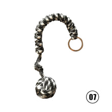Load image into Gallery viewer, Outdoor Monkey Fist Steel Ball For Girl Bearing Safety Protect Security Self Defense Lanyard Stick Survival Keychain Broken Windows