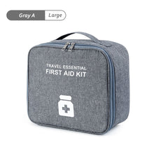 Load image into Gallery viewer, Portable First Aid Kit Empty Large Medicine Storage Bag Outdoor Emergency Survival Bags Organizer for Home Travel Medical Case
