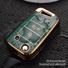 Load image into Gallery viewer, TPU Car Remote Key Case Cover Shell Fob For VW Volkswagen Golf 7 MK7 Tiguan MK2 For SEAT Ateca Leon FR 2 Ibiza For Skoda Octavia A7