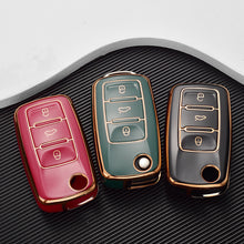 Load image into Gallery viewer, TPU Car Remote Key Cover Case Fob For VW Volkswagen Polo Golf Passat Tiguan Beetle Caddy T5 Up Eos Skoda Octavia Seat Leon Altea
