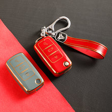 Load image into Gallery viewer, TPU Car Remote Key Cover Case Fob For VW Volkswagen Polo Golf Passat Tiguan Beetle Caddy T5 Up Eos Skoda Octavia Seat Leon Altea
