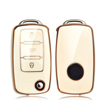 Load image into Gallery viewer, TPU Car Remote Key Cover Case Fob For VW Volkswagen Polo Golf Passat Tiguan Beetle Caddy T5 Up Eos Skoda Octavia Seat Leon Altea