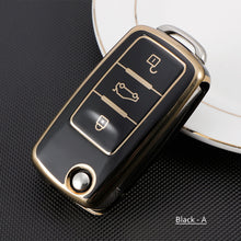 Load image into Gallery viewer, TPU Car Remote Key Cover Case Fob For VW Volkswagen Polo Golf Passat Tiguan Beetle Caddy T5 Up Eos Skoda Octavia Seat Leon Altea