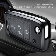 Load image into Gallery viewer, TPU Car Flip Key Case Cover Shell For VW Volkswagen Golf 7 MK7 3 4 5 6 6r For Skoda Octavia A7 polo 9n mk4 passat b7 b8 Tiguan