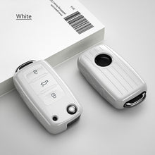 Load image into Gallery viewer, TPU Car Flip Key Case Cover Shell For VW Volkswagen Golf 7 MK7 3 4 5 6 6r For Skoda Octavia A7 polo 9n mk4 passat b7 b8 Tiguan
