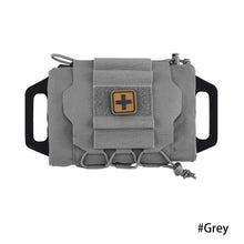 Load image into Gallery viewer, Tactical Pouch Two Piece System Medical First Aid Pouch Med Roll Carrier Hypalon Handle Outdoor Sport Hiking Hunting Bag