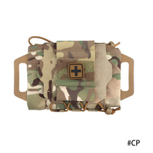 Load image into Gallery viewer, Tactical Pouch Two Piece System Medical First Aid Pouch Med Roll Carrier Hypalon Handle Outdoor Sport Hiking Hunting Bag