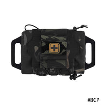 Load image into Gallery viewer, Tactical Pouch Two Piece System Medical First Aid Pouch Med Roll Carrier Hypalon Handle Outdoor Sport Hiking Hunting Bag
