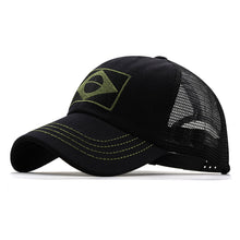 Load image into Gallery viewer, Outdoor Sports Tactical Dad Hat Casual Hunting Hats Army Camouflage Male Baseball Cap Men Embroidered Brazil Flag Caps