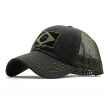 Load image into Gallery viewer, Outdoor Sports Tactical Dad Hat Casual Hunting Hats Army Camouflage Male Baseball Cap Men Embroidered Brazil Flag Caps