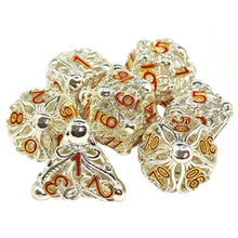 Load image into Gallery viewer, Hollow Metal Dice Octopus New Style D&D Dice 7 PCs DND Dice Polyhedral Dice Set For Role Playing Game MTG Pathfinder