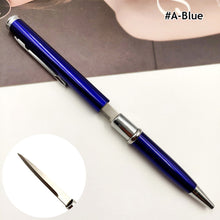 Load image into Gallery viewer, Portable Pen Defence Personal Multi Purpose Tactical Pen With Knife Ballpoint Pens Tool Aviation Aluminum Anti-skid Office