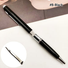 Load image into Gallery viewer, Portable Pen Defence Personal Multi Purpose Tactical Pen With Knife Ballpoint Pens Tool Aviation Aluminum Anti-skid Office