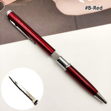 Load image into Gallery viewer, Portable Pen Defence Personal Multi Purpose Tactical Pen With Knife Ballpoint Pens Tool Aviation Aluminum Anti-skid Office