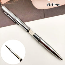 Load image into Gallery viewer, Portable Pen Defence Personal Multi Purpose Tactical Pen With Knife Ballpoint Pens Tool Aviation Aluminum Anti-skid Office
