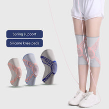 Load image into Gallery viewer, Silicone Full Knee Brace Strap Patella Medial Support Dropshipping Protection Sport Pads Running Basketball
