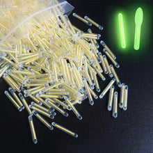 Load image into Gallery viewer, 50PCS/lot 2.2-4.5mm Light Night Fishing Float Rod Lights Dark Glow Stick Useful Fishing Fluorescent Lightstick