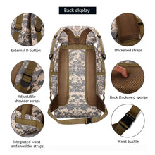 Load image into Gallery viewer, 80L Waterproof Molle Camo Tactical Backpack Military Army Hiking Camping Backpack Travel Rucksack Outdoor Sports Climbing Bag