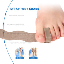 Load image into Gallery viewer, Silicone Toe Separator Bunion Hallux Valgus Corrector Thumb Finger Correction Straightener Foot Belt Care Elastic Toe Splitter