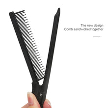 Load image into Gallery viewer, Point-tail Highlight Comb High-gloss Comb Point-tail Plastic Comb Hair Salon Color Brush Styling Comb Tool Weave with Hair Clip