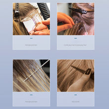 Load image into Gallery viewer, Point-tail Highlight Comb High-gloss Comb Point-tail Plastic Comb Hair Salon Color Brush Styling Comb Tool Weave with Hair Clip