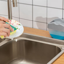 Load image into Gallery viewer, Portable Detergent Dispenser Set for Kitchen Dish Soap Box with Sponge Holder Hand Press Liquid Dispensing Tools