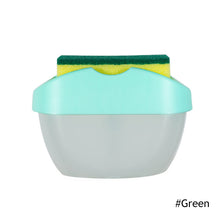 Load image into Gallery viewer, Portable Detergent Dispenser Set for Kitchen Dish Soap Box with Sponge Holder Hand Press Liquid Dispensing Tools