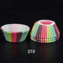 Load image into Gallery viewer, 100Pcs Muffin Cupcake Paper Cups Cupcake Liner Baking Muffin Box Cup Case Party Tray Cake Decorating Tools Birthday Party Decor