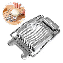 Load image into Gallery viewer, Multifunctional Stainless Steel Egg Cutter Wire Egg Slicer Sectioner for Hard Boiled Eggs Kitchen Accessories Kitchen Gadgets and Accessories