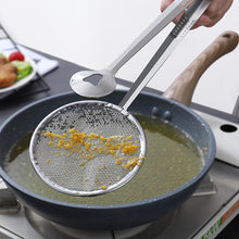 Load image into Gallery viewer, Stainless Steel Filter Colanders BBQ Food Clip Clamp Oil Frying Skimmer Salad Strainer Grid Cooking Tools Kitchen Accessories