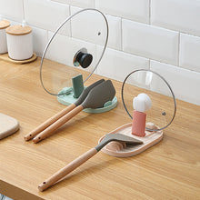 Load image into Gallery viewer, Plastic Spoon Rest Pot Lid Holder Kitchen Cooking Tools Kitchen Spoon Utensil Heat Resistant Storage Organizer Shelves Kitchen Gadgets Tool