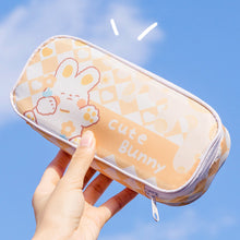 Load image into Gallery viewer, Checkerboard Pen Case Pencil Bag For Girls Pencil Pouch Korean Stationery School Student Stationery Storage Bag