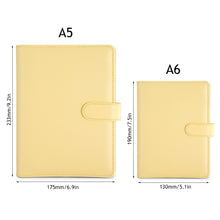 Load image into Gallery viewer, Creative Macaron Laser Color Hand Book A6 Notepad 6 Ring Binder Notebook Cover Agenda Organizer Journal Kawaii Stationery