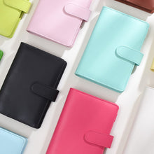 Load image into Gallery viewer, Creative Macaron Laser Color Hand Book A6 Notepad 6 Ring Binder Notebook Cover Agenda Organizer Journal Kawaii Stationery