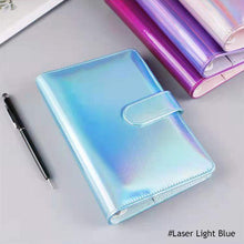 Load image into Gallery viewer, Creative Macaron Laser Color Hand Book A6 Notepad 6 Ring Binder Notebook Cover Agenda Organizer Journal Kawaii Stationery