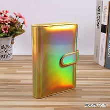 Load image into Gallery viewer, Creative Macaron Laser Color Hand Book A6 Notepad 6 Ring Binder Notebook Cover Agenda Organizer Journal Kawaii Stationery