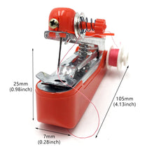 Load image into Gallery viewer, Mini Sewing Machines Needlework Cordless Hand-Held Clothes Portable Sewing Machines Handwork Tools Accessories