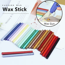 Load image into Gallery viewer, 5pc DIY Seal Wax Sticks For Melting Glue Gun Sealing Wax Sticks Wedding Party Invitation Sealing Wax For Fashion Gift Decoration